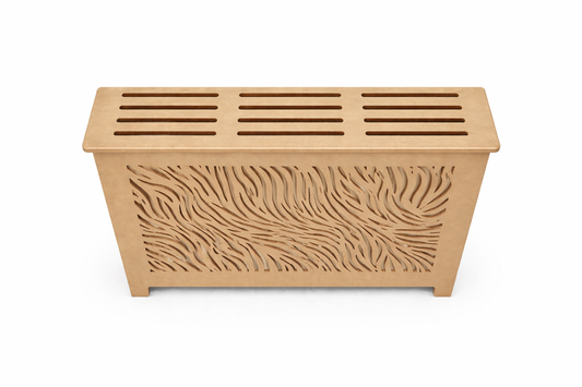 Helg Design Modern radiator cover Style 8 custom MDF unfinished top