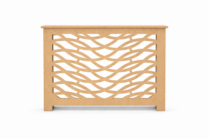 Helg Design Style 1 radiator cover unfinished MDF 3/4 inch decorative front panel modern design