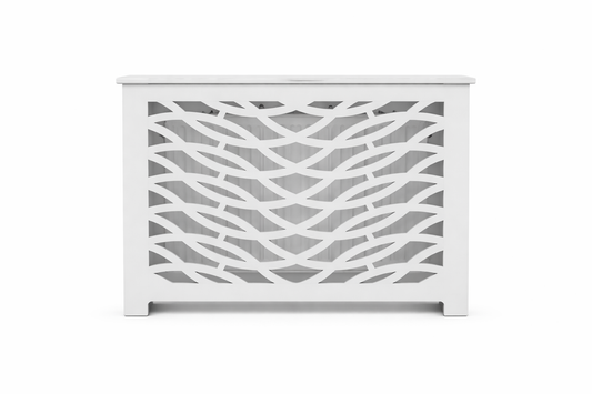 Style 1 - Custom Design Non Painted Unfinished Radiator Cover – High-Quality MDF 3/4", any Depth – Custom sizes Available