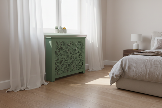 Style 3 - Custom Design Non Painted Unfinished Radiator Cover – High-Quality MDF 3/4", any Depth – Custom sizes Available