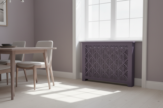 Style 4 - Custom Design Non Painted Unfinished Radiator Cover – High-Quality MDF 3/4", any Depth – Custom sizes Available