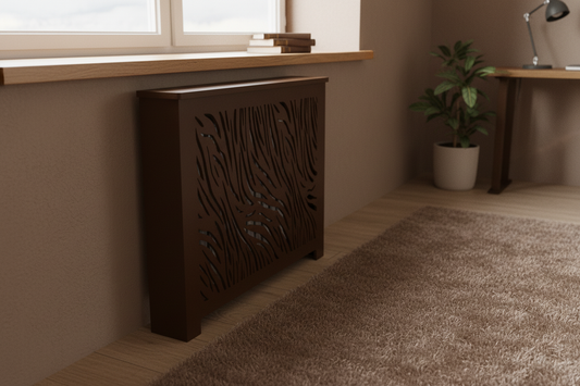 Style 8 - Custom Design Non Painted Unfinished Radiator Cover – High-Quality MDF 3/4", any Depth – Custom sizes Available