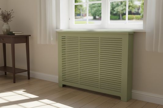 Style 9 - Custom Design Non Painted Unfinished Radiator Cover – High-Quality MDF 3/4", any Depth – Custom sizes Available