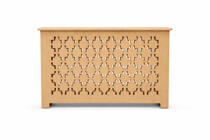 Helg Design Style 2 radiator cover unfinished MDF 3/4 inch decorative front panel modern design