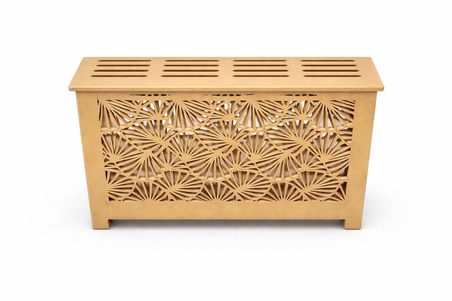 Helg Design Modern radiator cover Style 3 custom MDF unfinished top 
