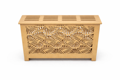 Helg Design Modern radiator cover Style 3 custom MDF unfinished top 