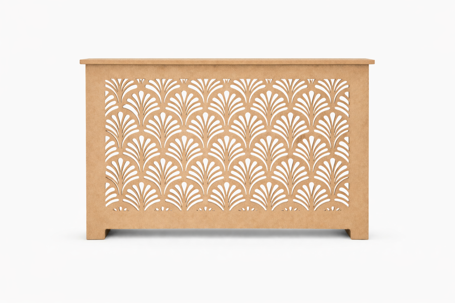 Helg Design Style 4 radiator cover unfinished MDF 3/4 inch decorative front panel modern design