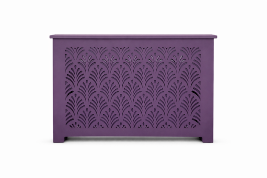 Style 4 - Custom Design Non Painted Unfinished Radiator Cover – High-Quality MDF 3/4", any Depth – Custom sizes Available