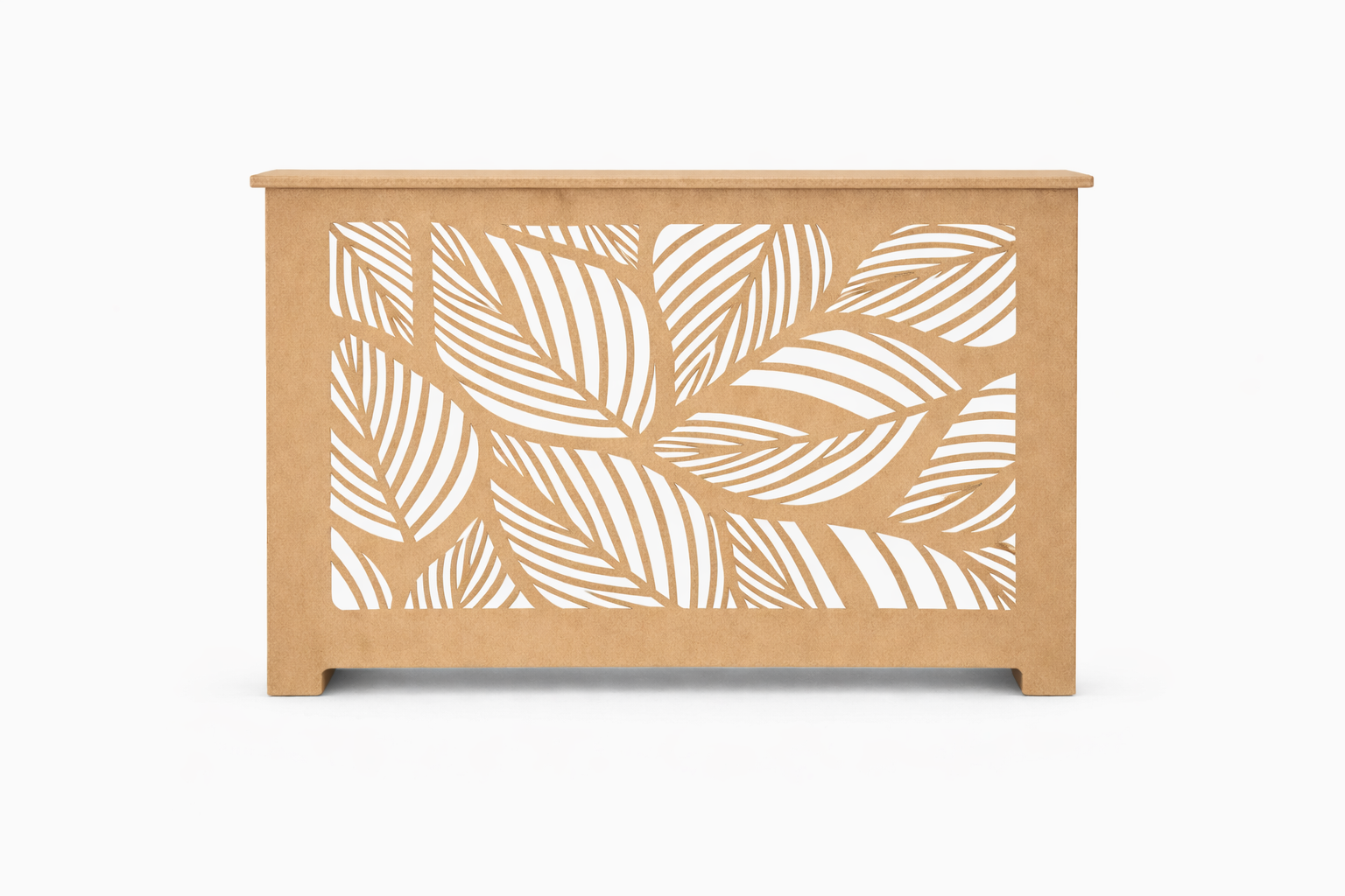 Helg Design Style 5 radiator cover unfinished MDF 3/4 inch decorative front panel modern design