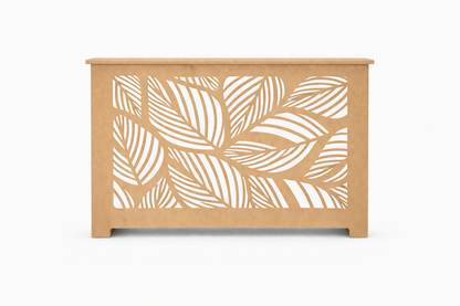 Helg Design Style 5 radiator cover unfinished MDF 3/4 inch decorative front panel modern design