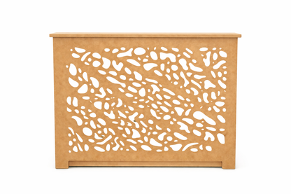 Helg Design Style 7 radiator cover unfinished MDF 3/4 inch decorative front panel modern design