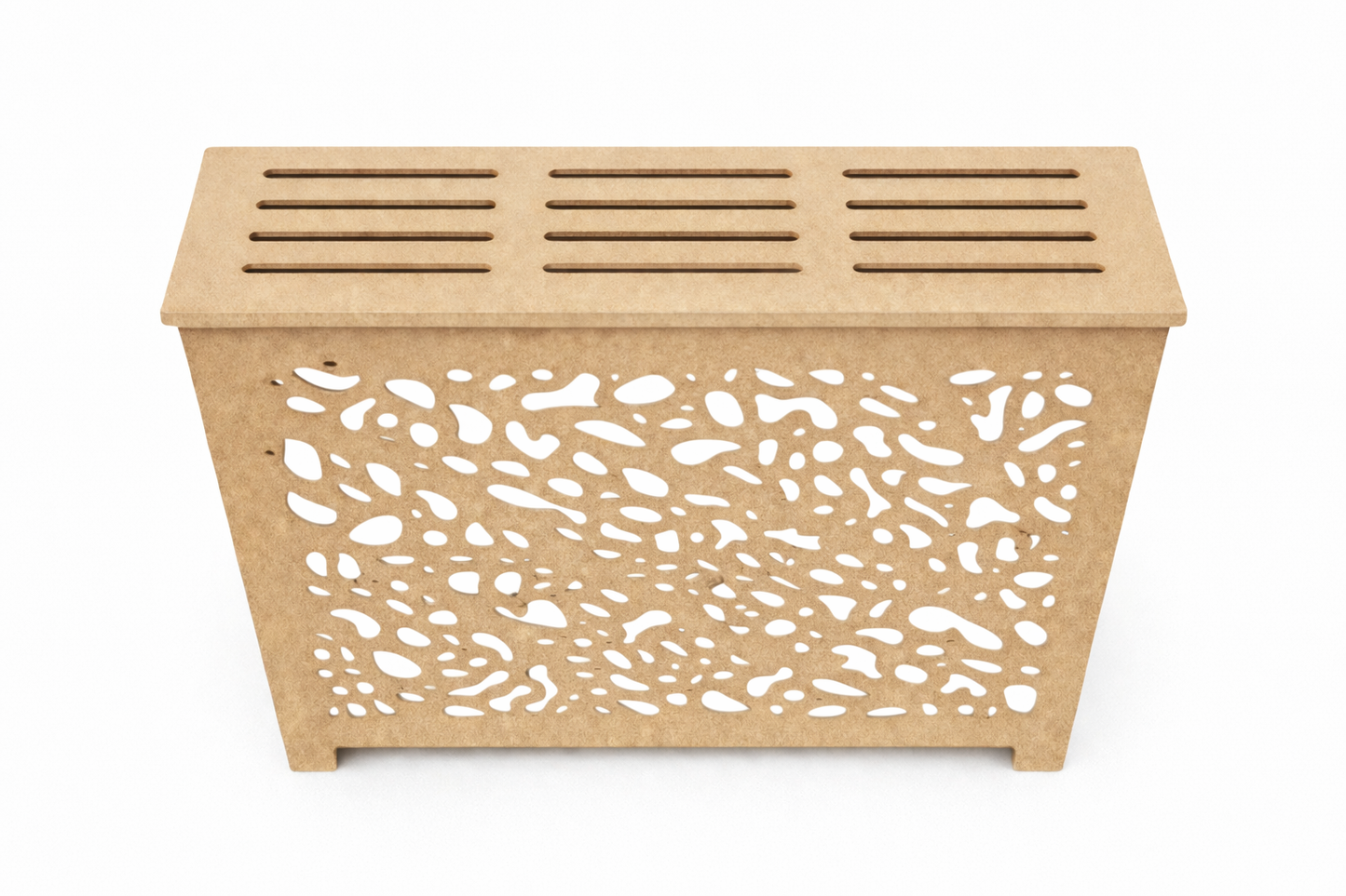 Helg Design Modern radiator cover Style 7 custom MDF unfinished top 