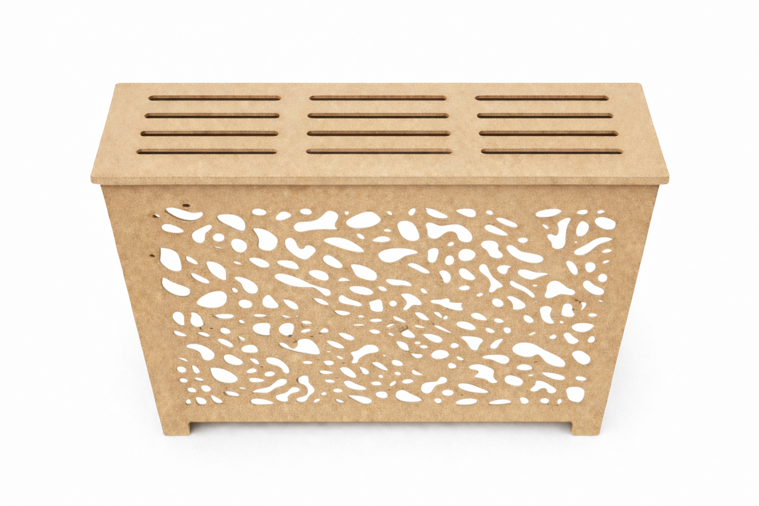 Helg Design Modern radiator cover Style 7 custom MDF unfinished top 