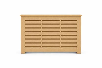 Helg Design Style 9 radiator cover unfinished MDF 3/4 inch decorative front panel modern design