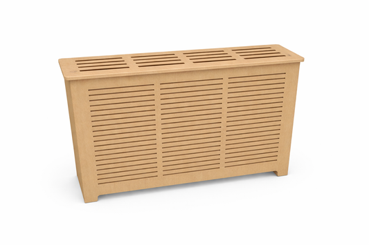 Helg Design Modern radiator cover Style 9 custom MDF unfinished top 